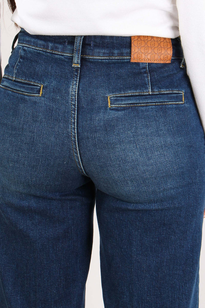 Denim Flare Tasca America Denim Medio-8