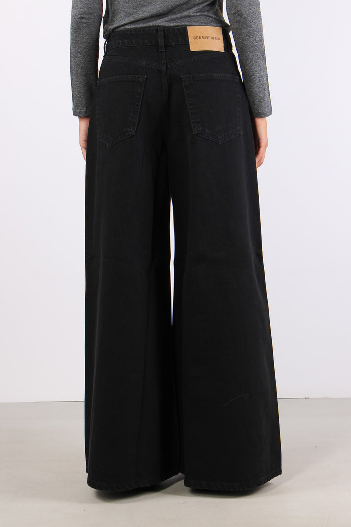 Gemma Pantagonna Denim Denim Black-4