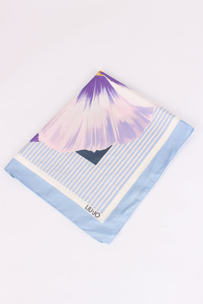 Ecs Foulard Flowers Viola