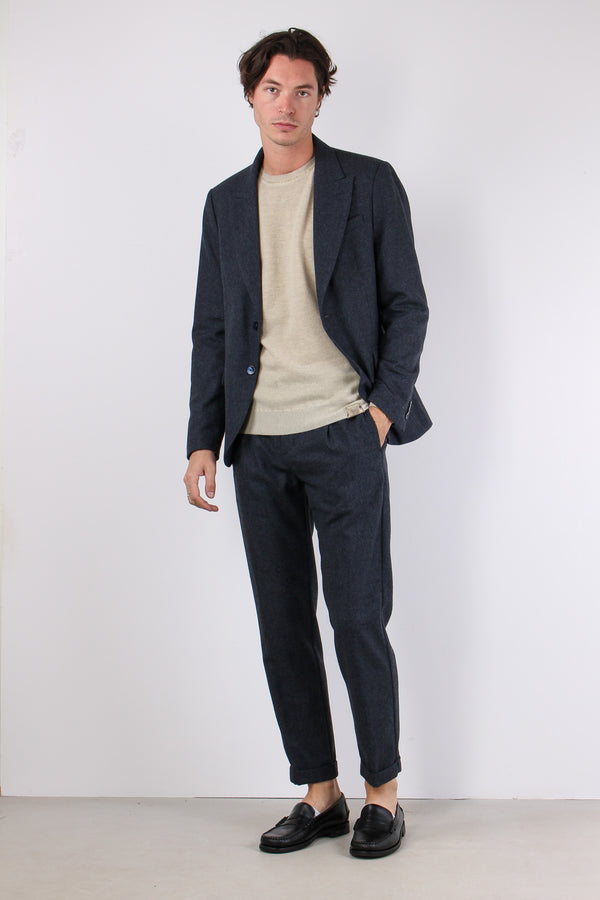 Volo Pantalone Spinato Blu