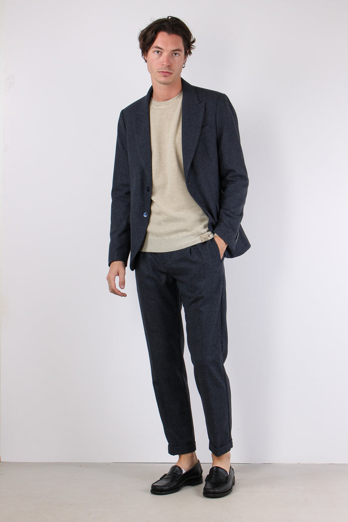 Volo Pantalone Spinato Blu