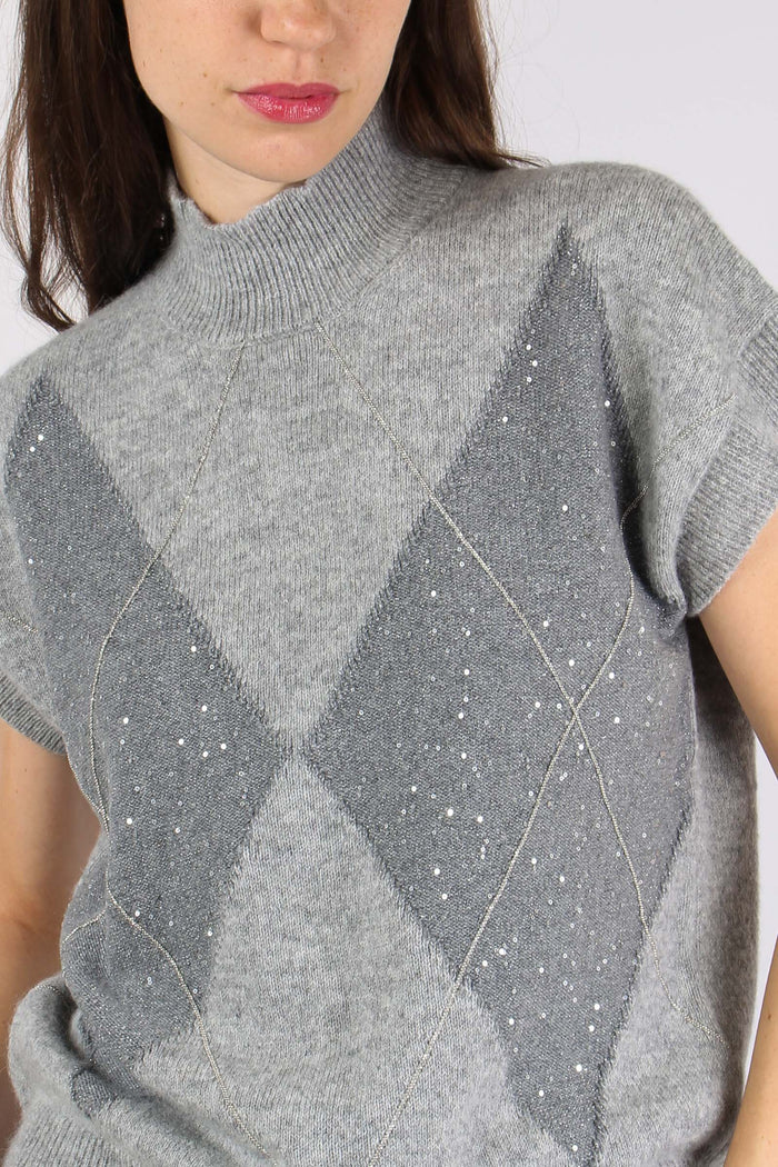 Gilet Rombi Grigio-8