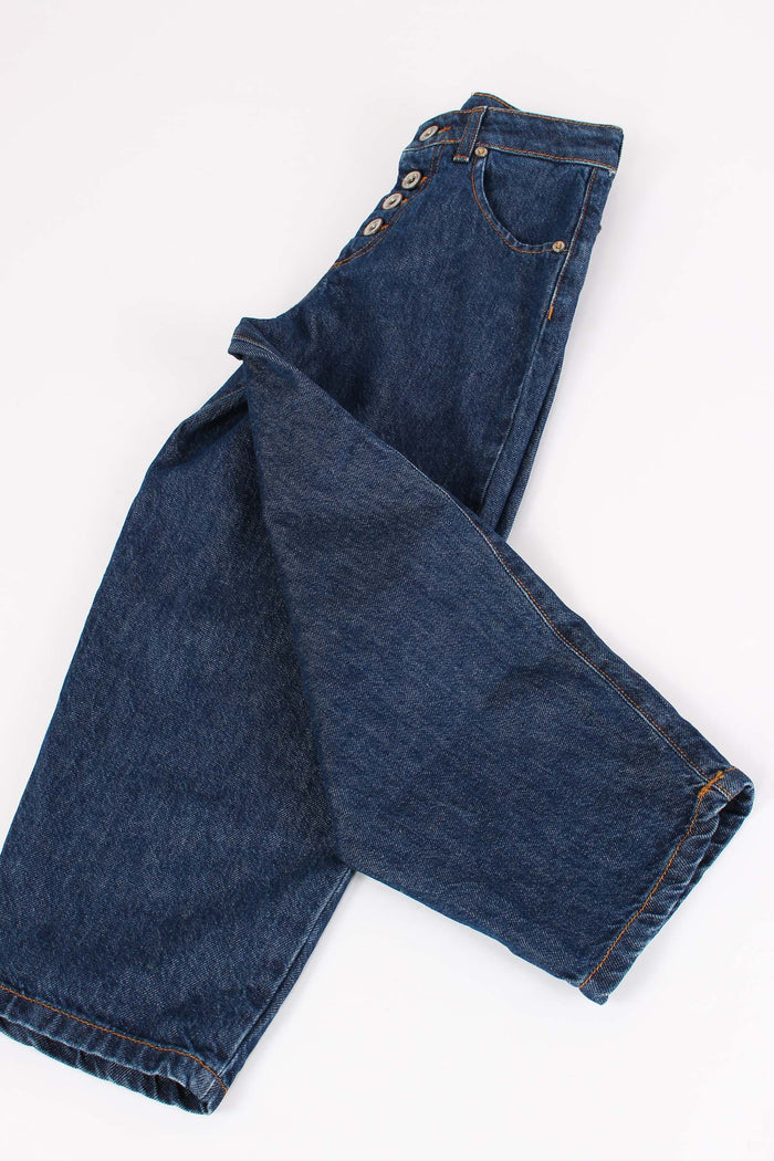 Jeans Momfit Blu Denim-4