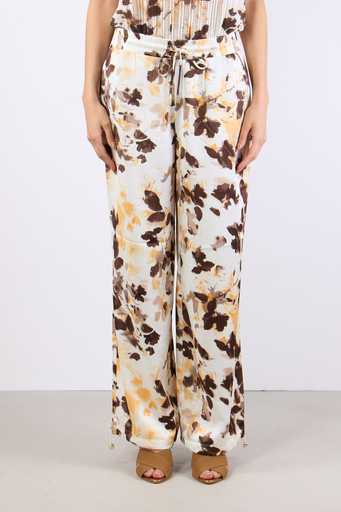 Pantalone Fantaia Coulisse Brown Shades-4