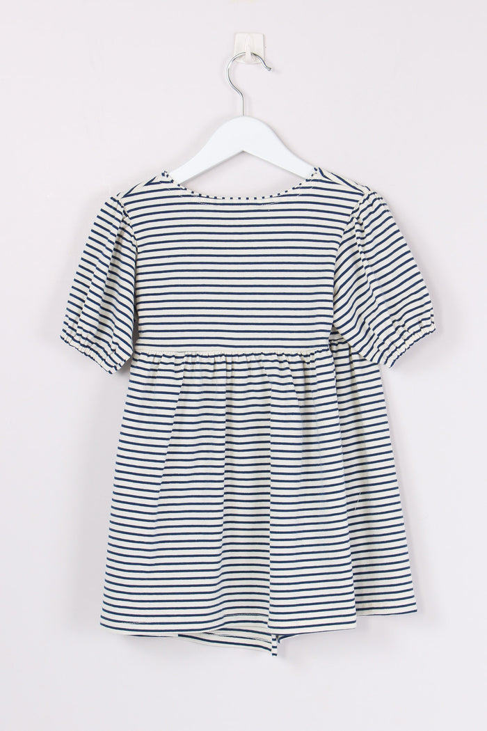 Abito Incrocio Jersey Blu Riga-3