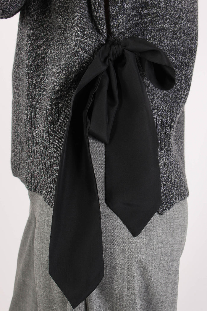 Mlsoca Girocollo Cachemire Fiocco Grigio/carbone-7