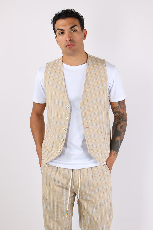 Gilet Riga Beige-2