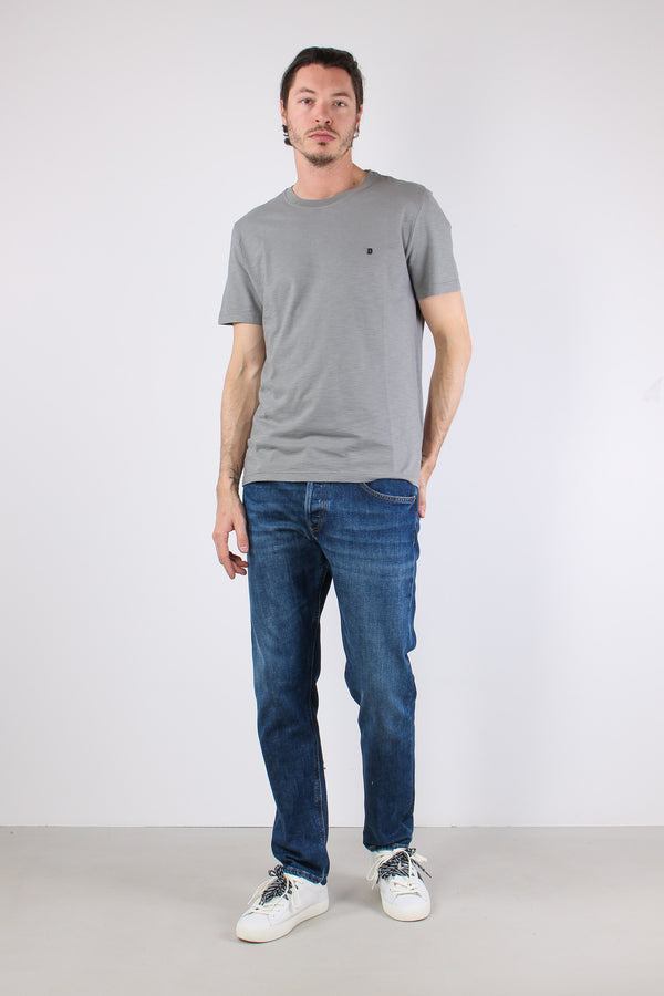 T-shirt Cotone Fiammato Logo Fume-2