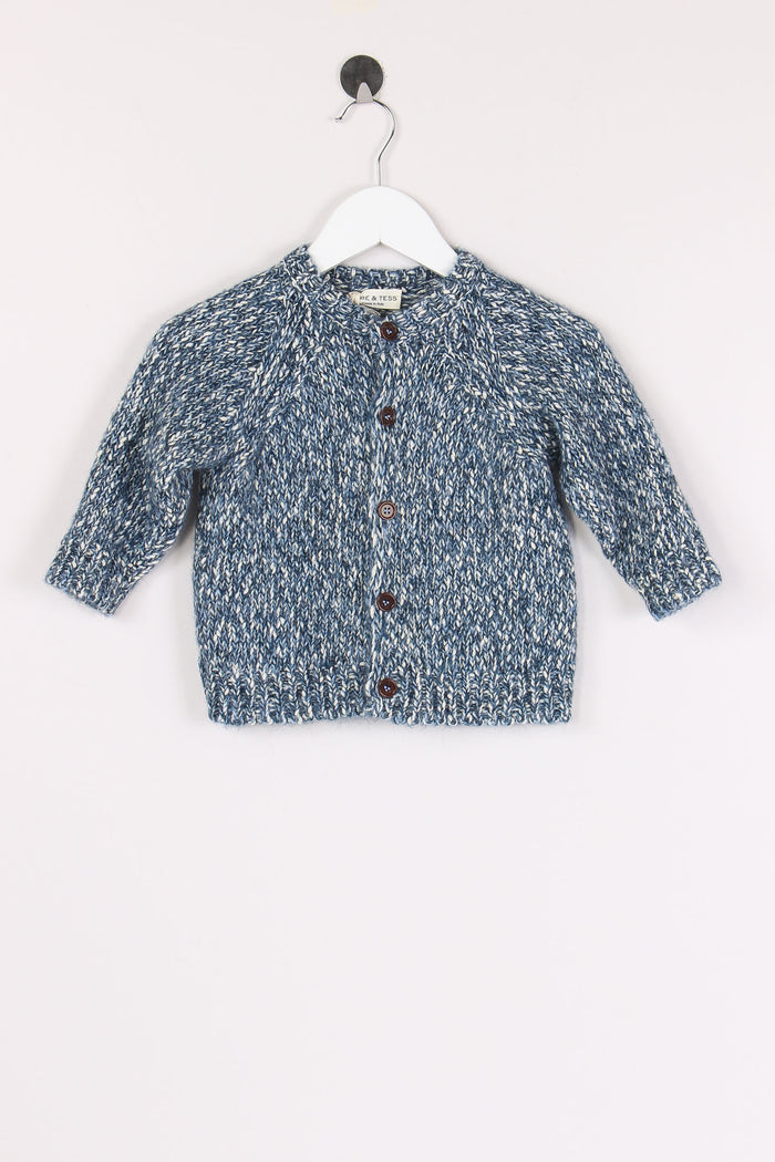 Giubbotto Melange Blu Provenza