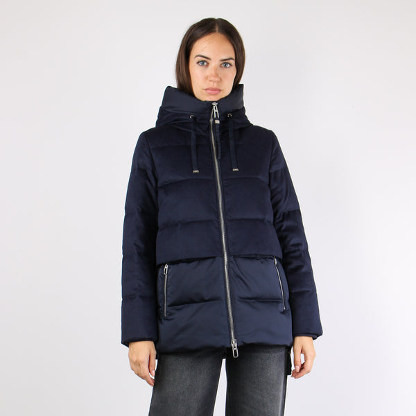 Giubbotto Corto Svasato Bimate Blu Intenso-2