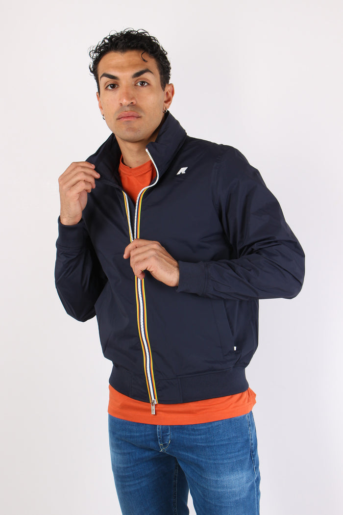 Giubbotto Collo In Piedi Blue Depth-3
