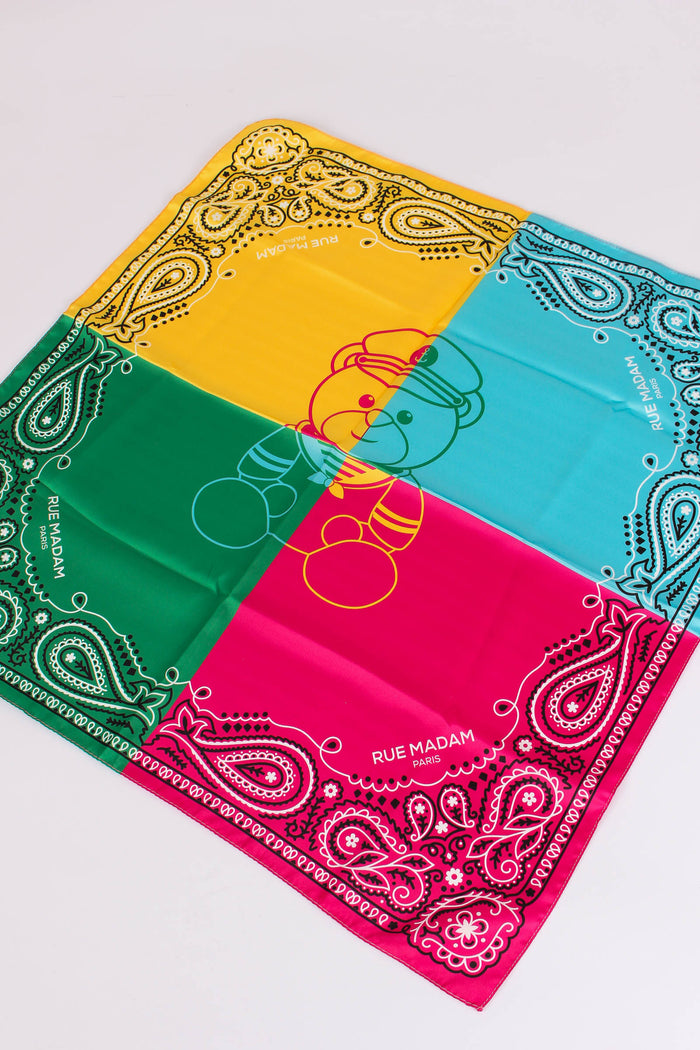 Foulard Fantasia Bandana Green-2