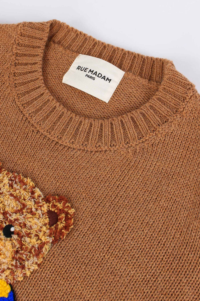 Pullover Orsetto Camel-10