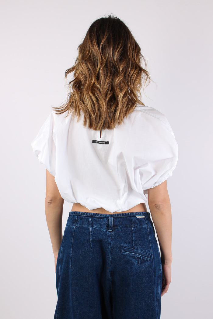 Camicia Stondata Cotone Optic White-4