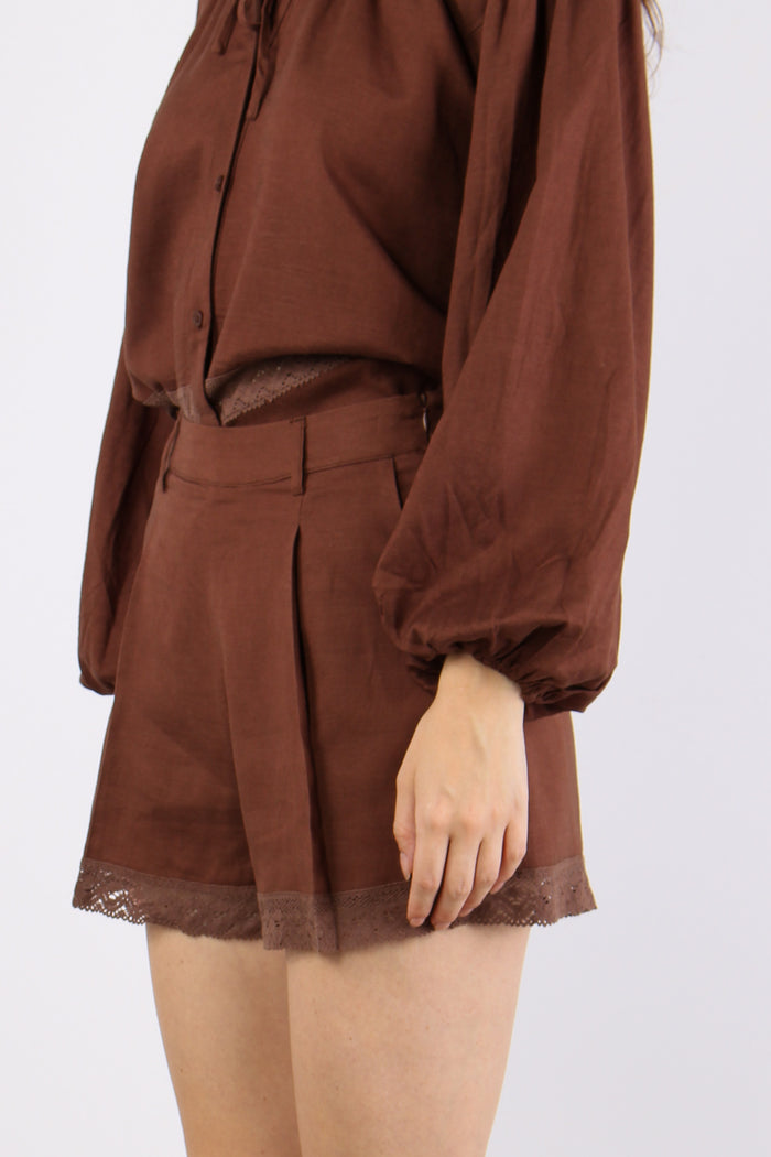 Short Viscosa Lino Caffe-8