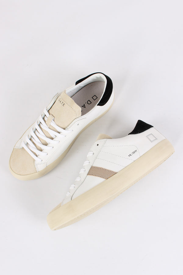 Sneaker Hill Low Shiny White/black-2