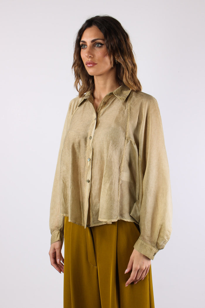 Camicia Over M/l Olio-4
