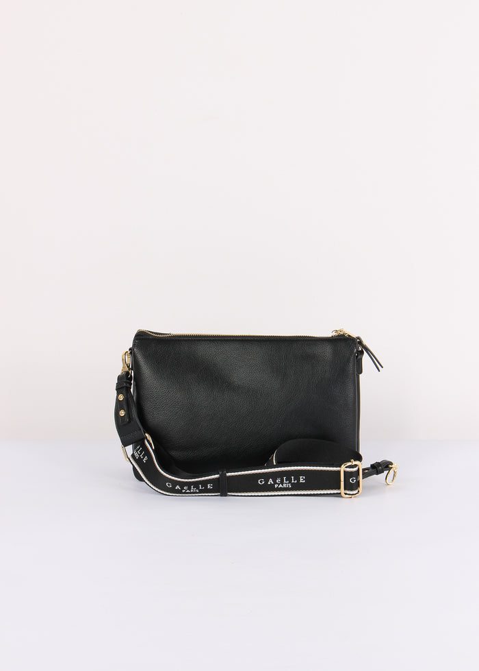 Pochette Tracolla Logo Nero-3