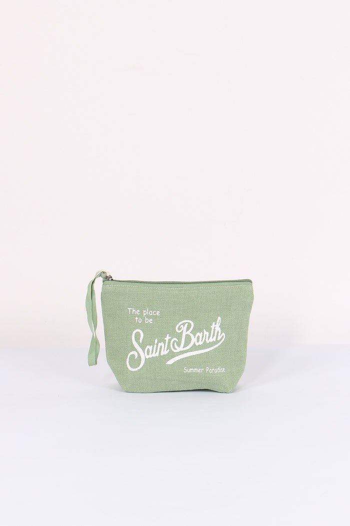 Aline Pochette Lino Salvia