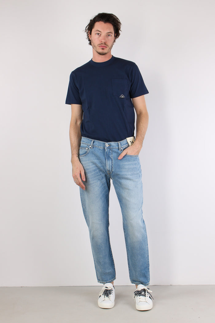 Denim Tapered Relaxed Denim Medio