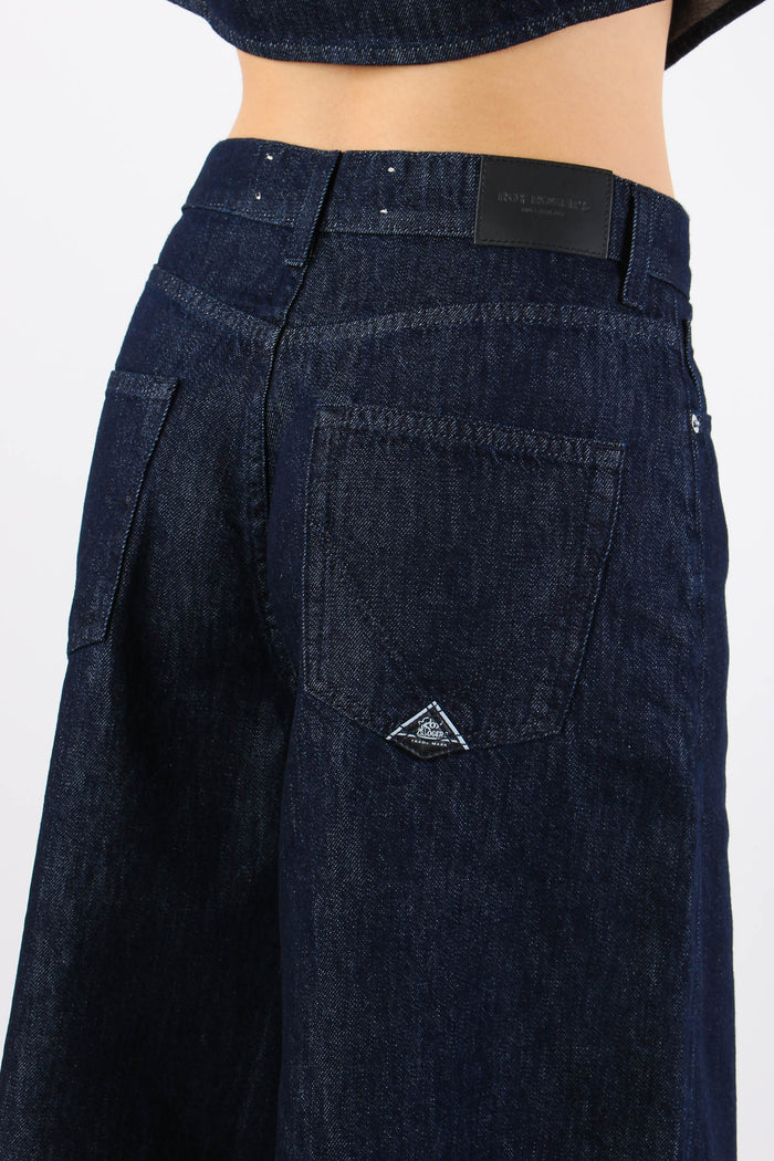 Bermuda Denim Denim Scuro-8