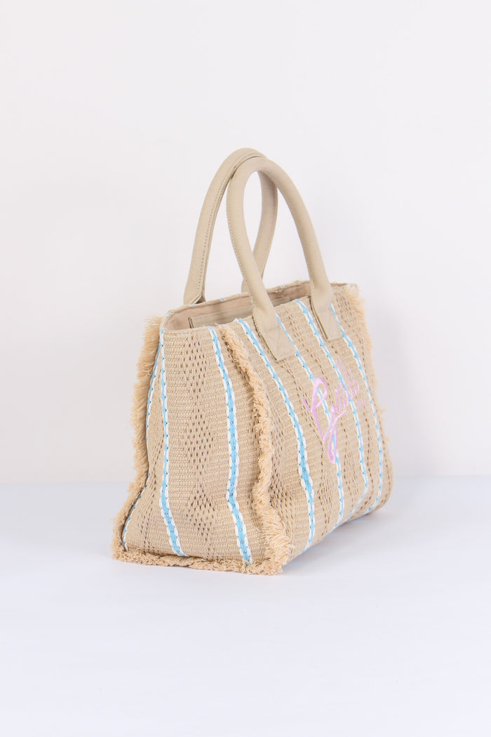Shopping Canvas Logo Beige-6
