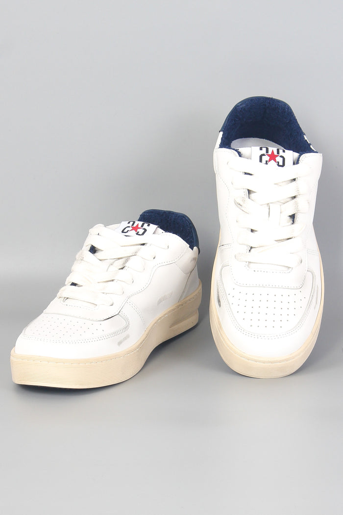Sneaker Padel Star Bianco/nero/azzurro-7