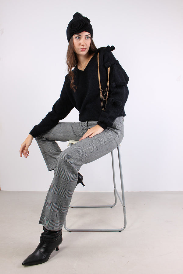 Maglia Scavo V Fiocchi Black