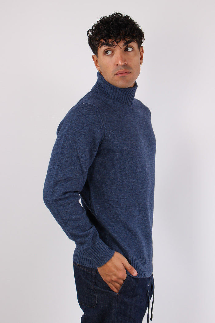 Collo Alto Lambswool Denim-4