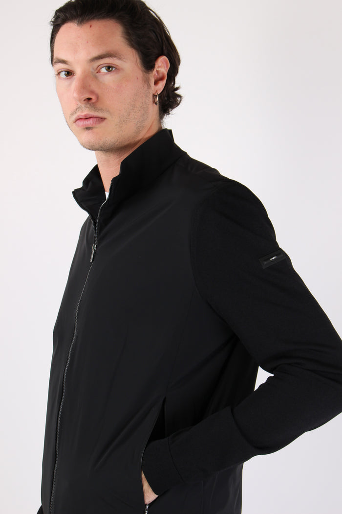 Giubbotto Bimateriale Black-4