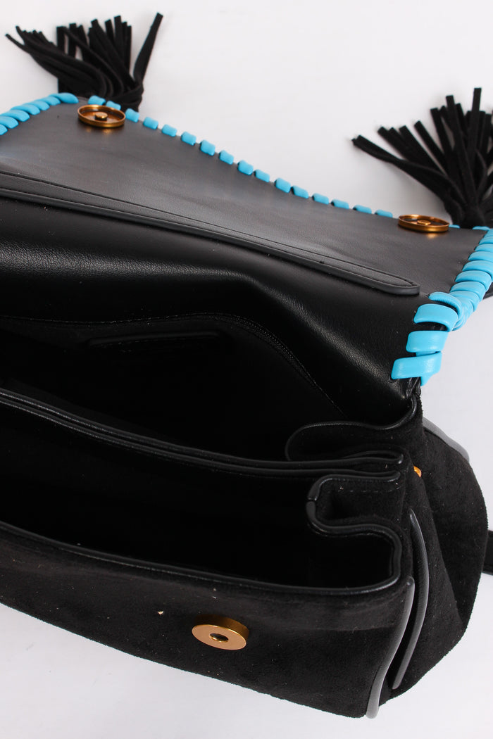 Tracollina Suede Etnica Suede Black-7