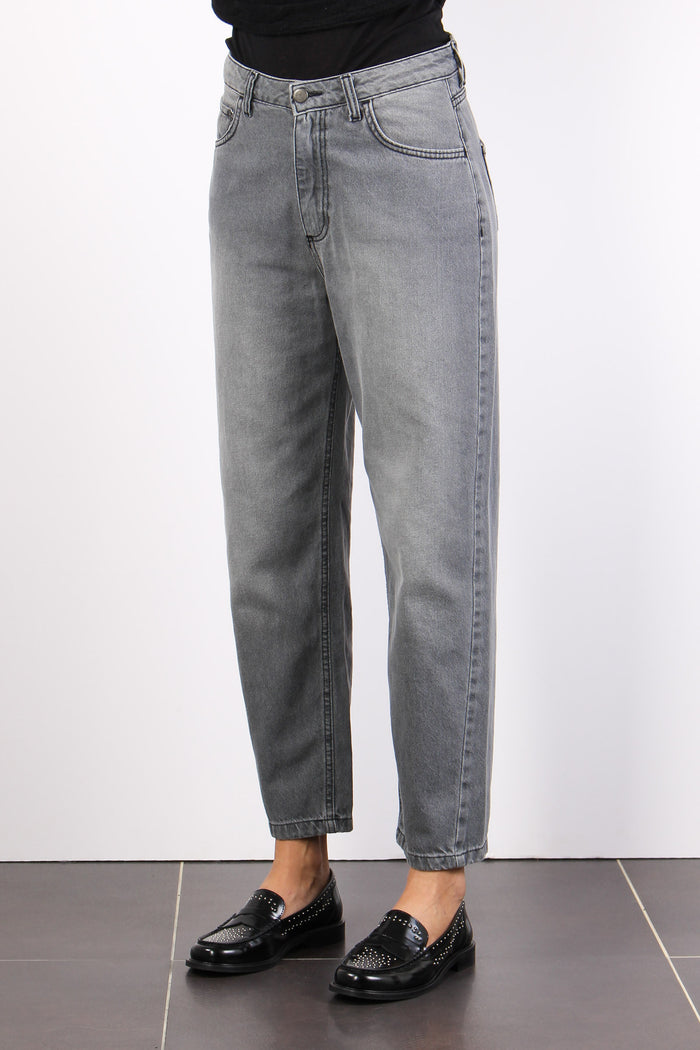 Denim Momfit Denim Grigio-3