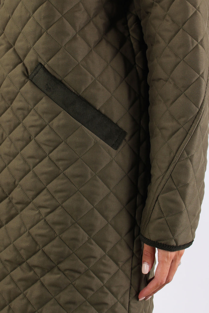 Margareth Parka Trapuntato Militare-6