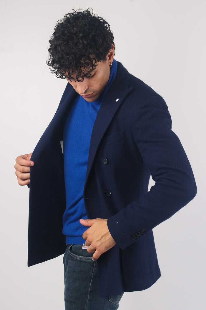 Blazer Doppiopetto Blu-5