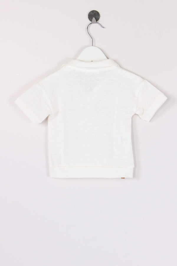 Polo Lino Off White-2