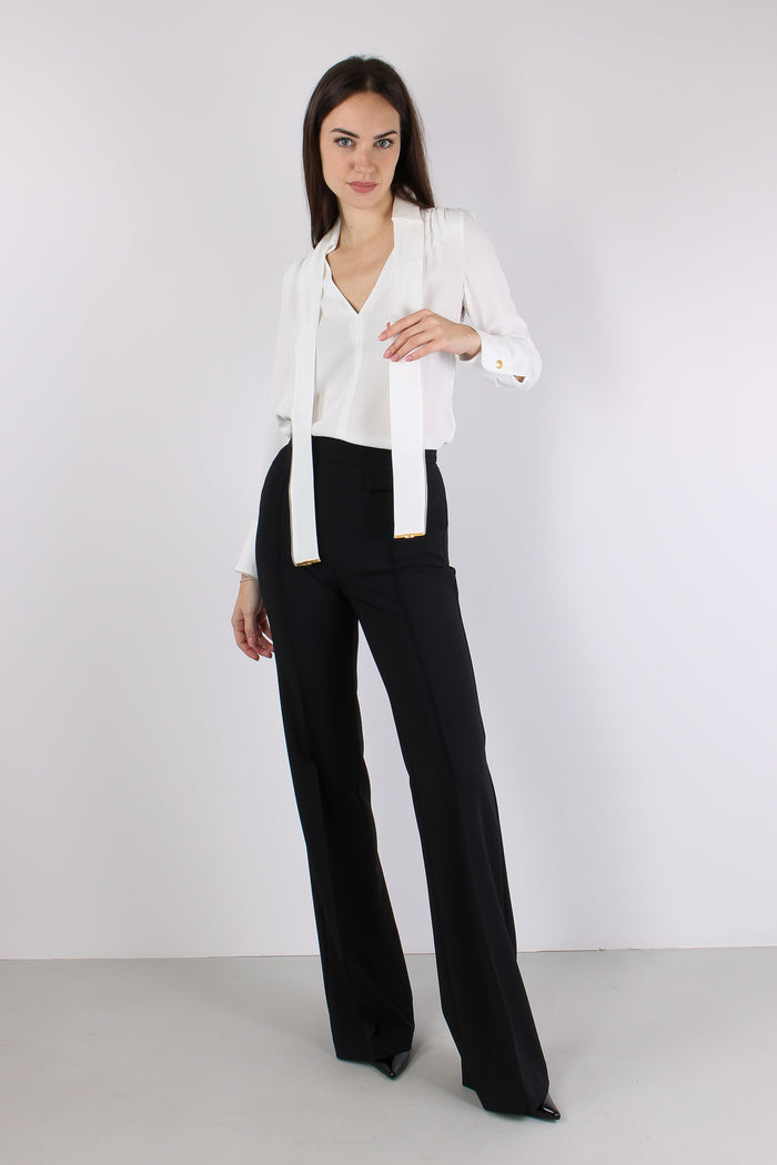 Camicia Cravatta Avorio