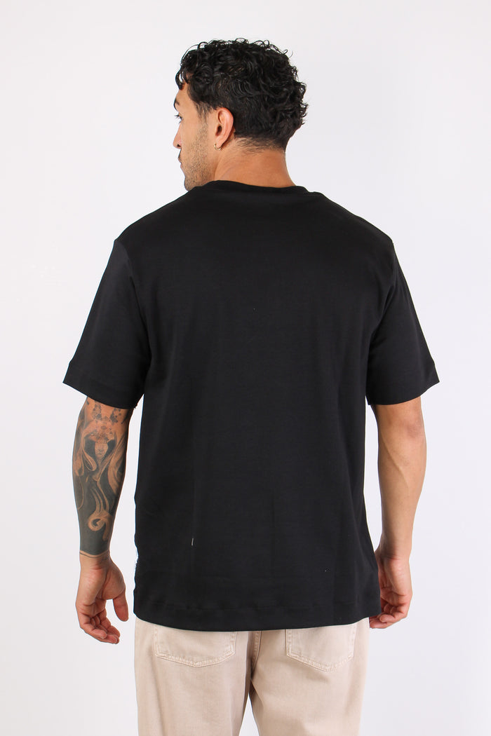 T-shirt Over Jersey Nero-5