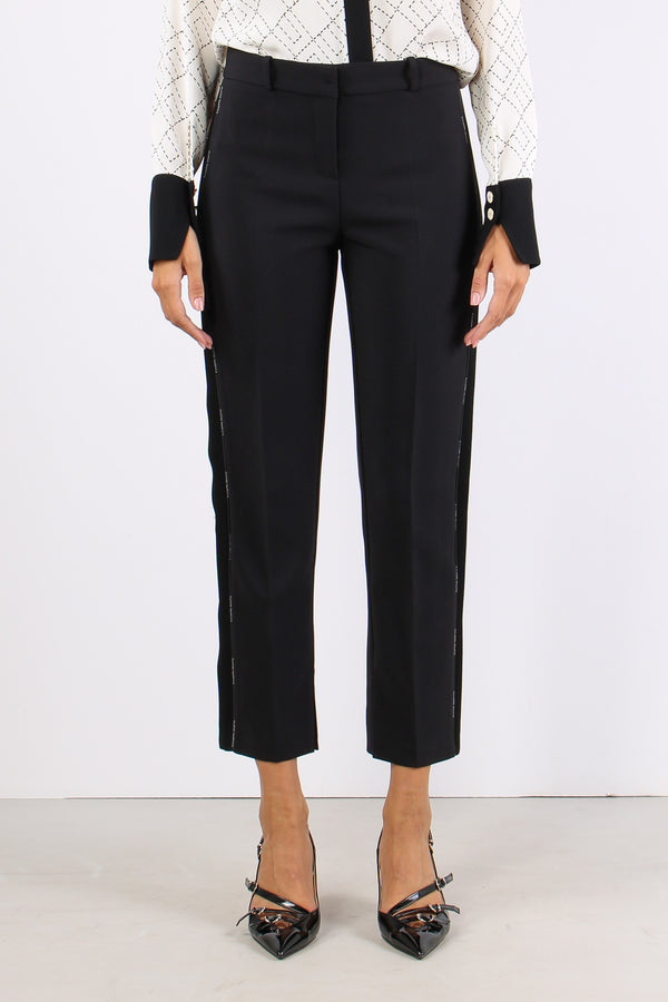 Pantalone Banda Smoking Nero-2
