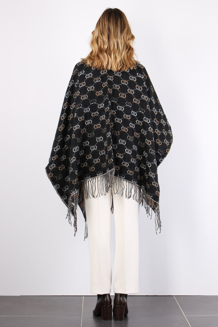 Poncho Frange Logo Nero-4