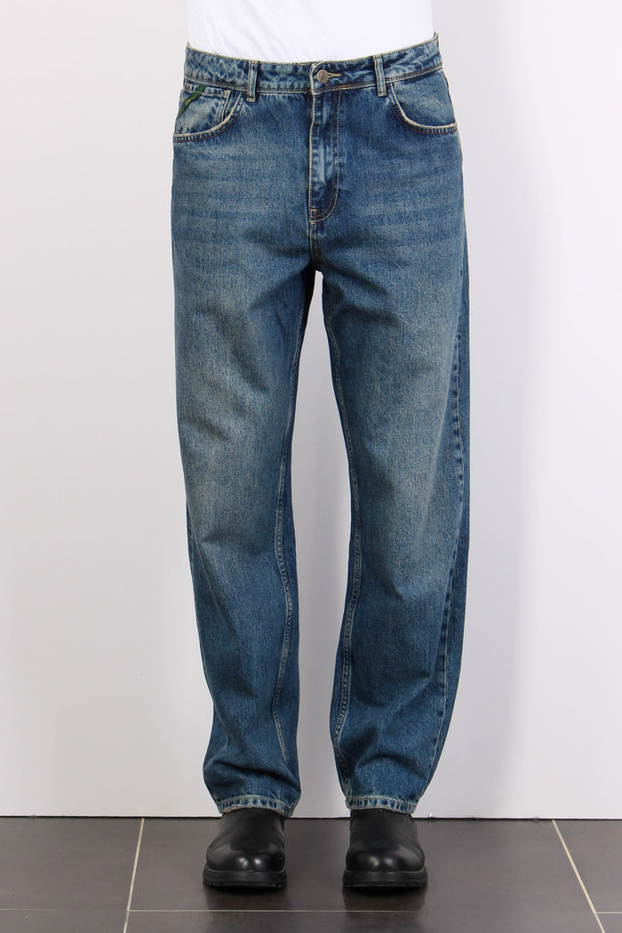 Denim Wide Fit Denim Scuro-2