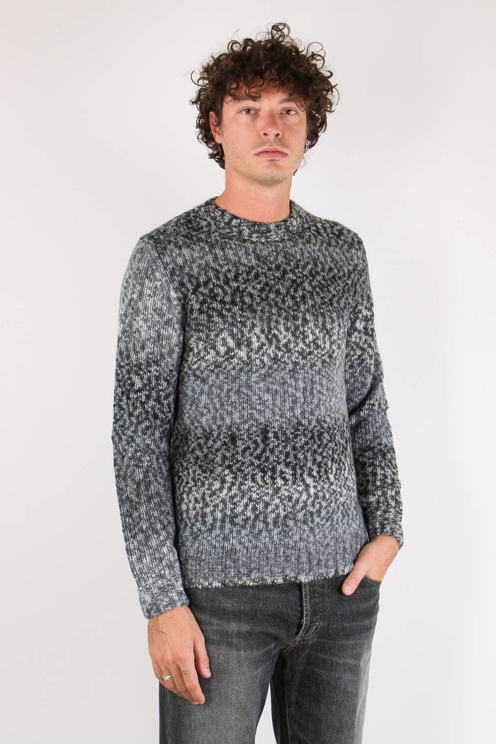 Maglia Misto Lana Alpaca Asphalt Grey-7