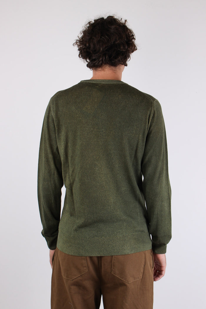 Girocollo Reversibile Militare/ocra-5