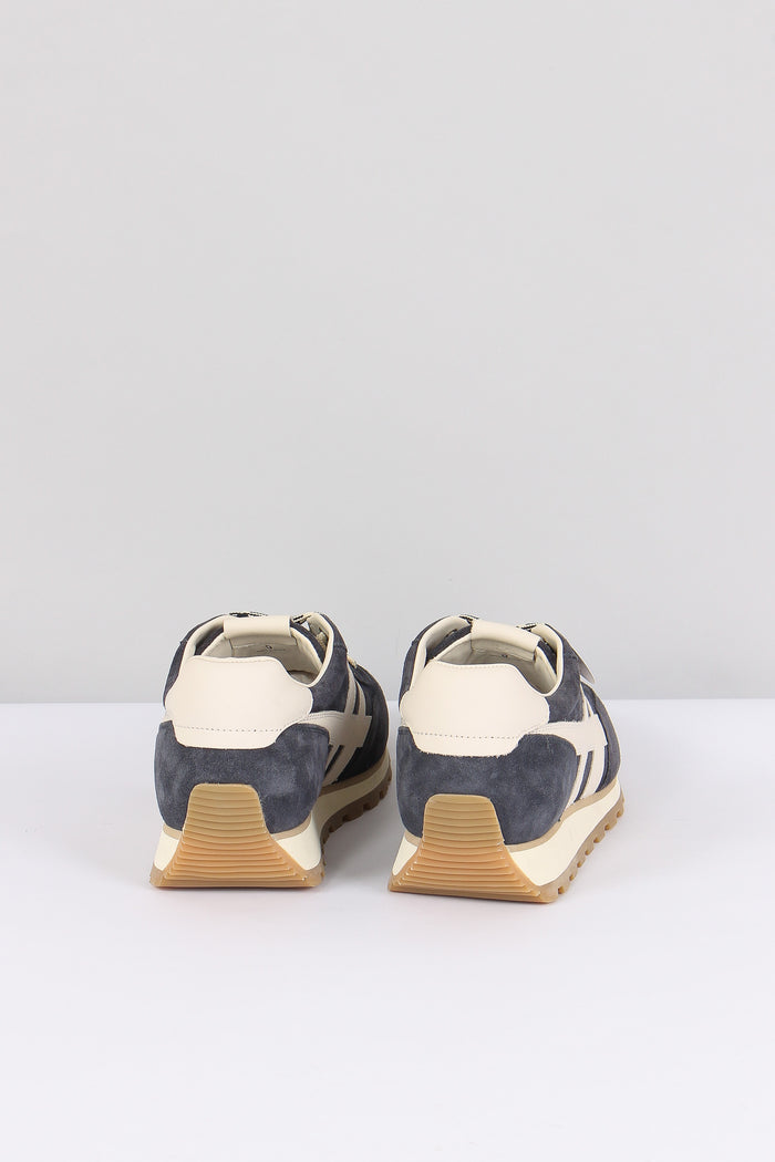 Sneaker Lacci Trekking Blu-3