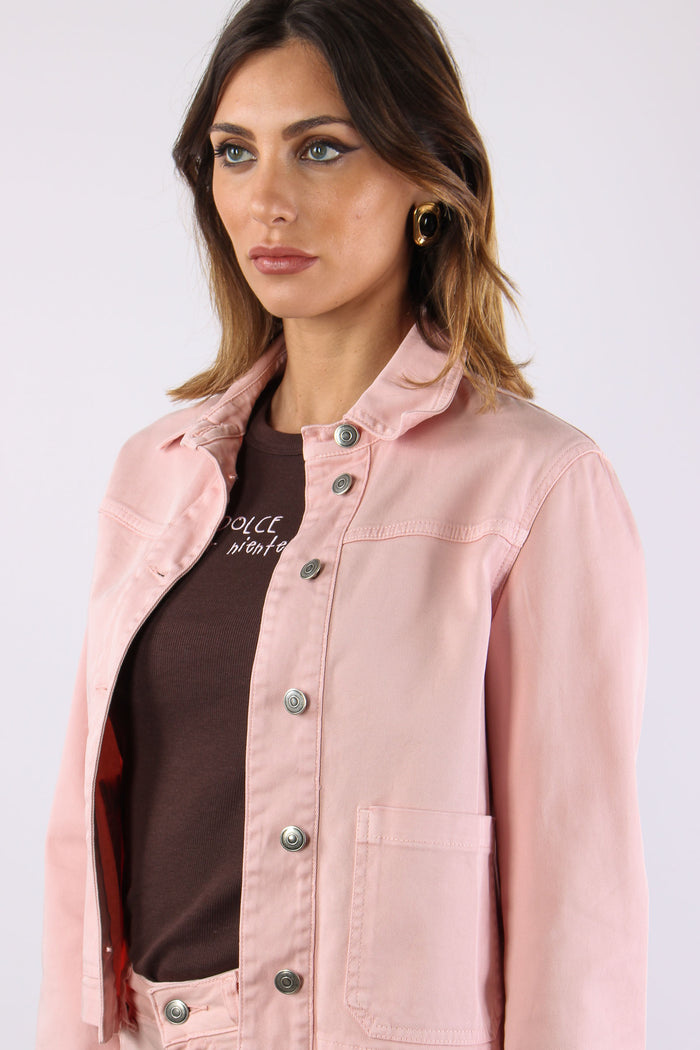Giubbotto Bull Tasche Rosa-7