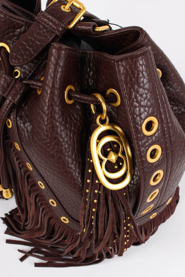 Secchiello Frange Occhiello Brown-5