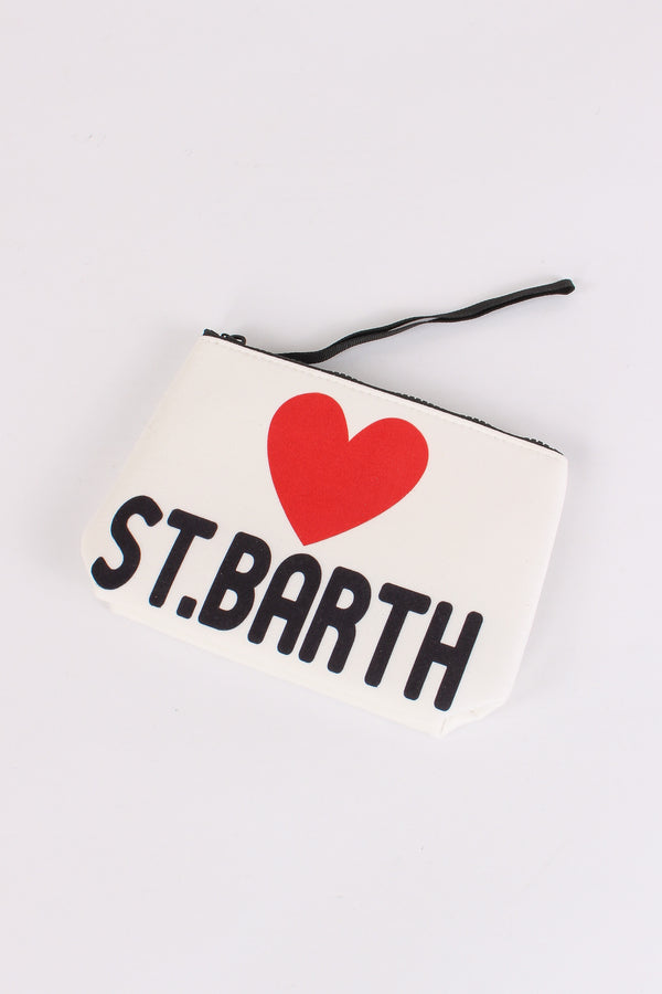 Pochette Love St Barth Bianco-2
