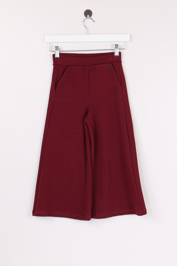 Pantalone Felpa Ampio Wine Berry