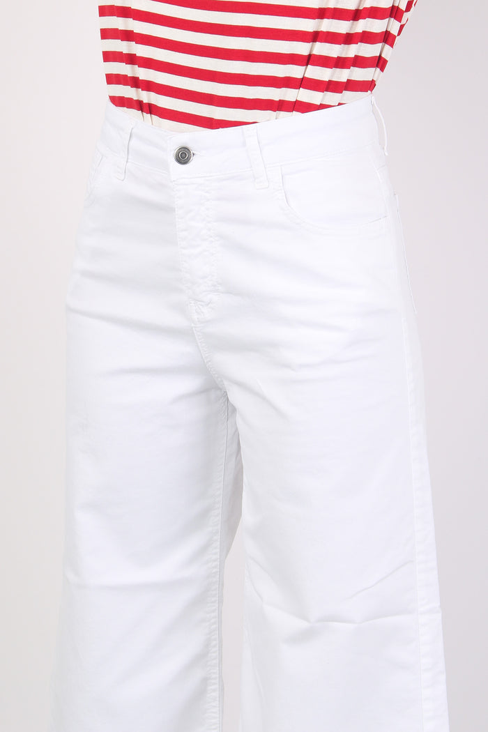 Pantalone Risvolto Bull Bianco-7