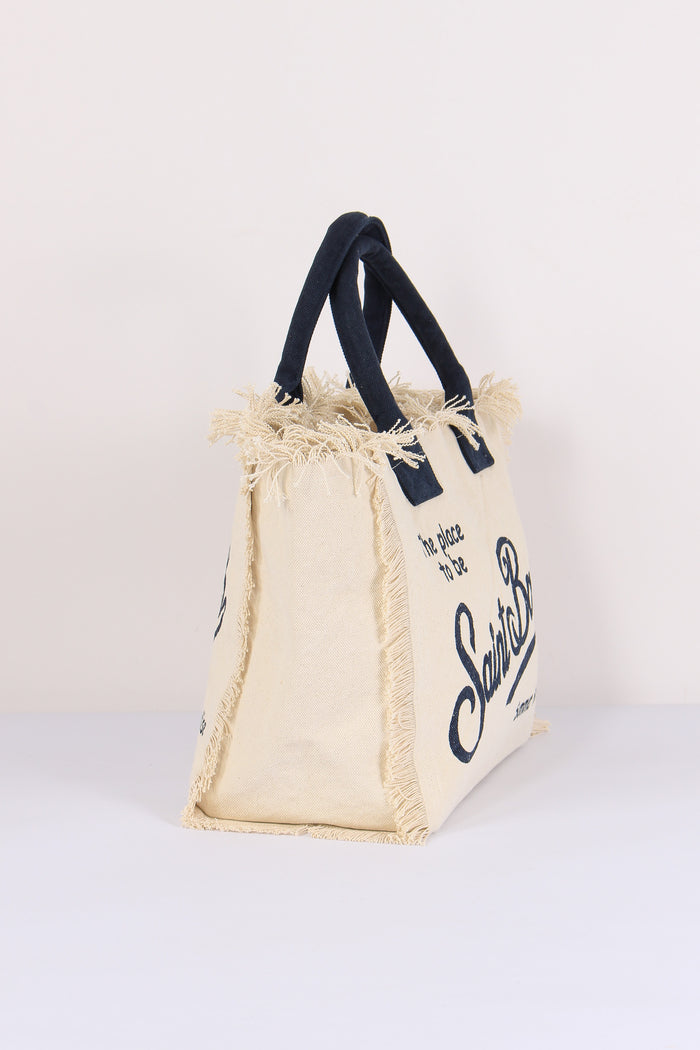 Vanity Canvas Bianco/blu-7