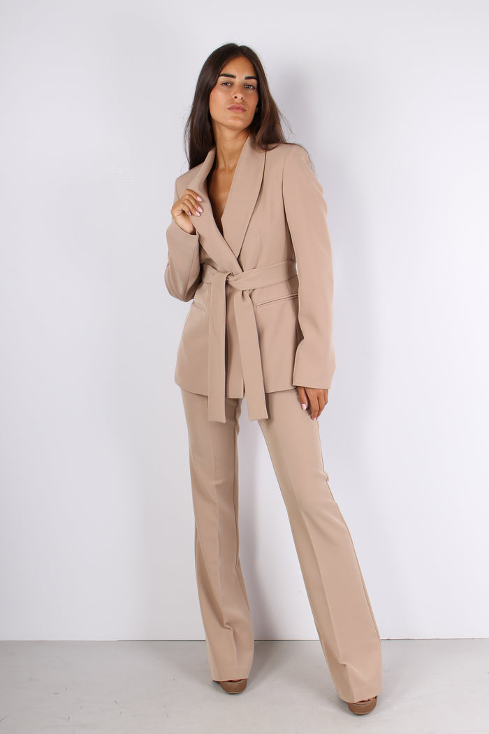 Giacca Fusciacca Collo Scialla Sand-8